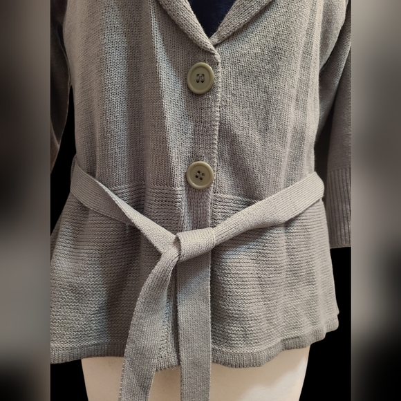 Stephanie Ragers size XL gray cardigan sweater - Picture 7 of 8